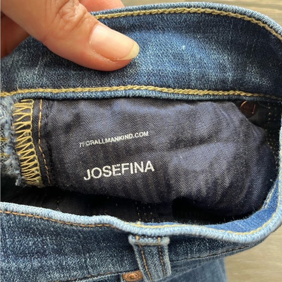7 for All Mankind Josefina Jeans Blue Jeans Stretch Skinny Women’s Size 24 - Picture 8 of 16